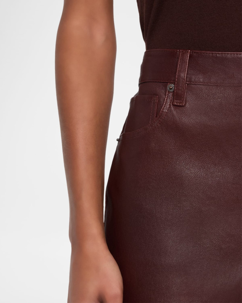 The Leather Reboot Crop Jeans 5