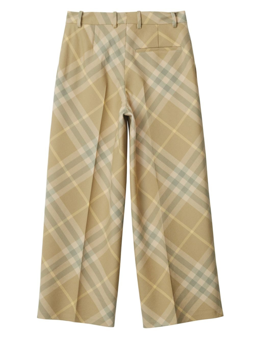Burberry Women Checked Wool Trousers - 2