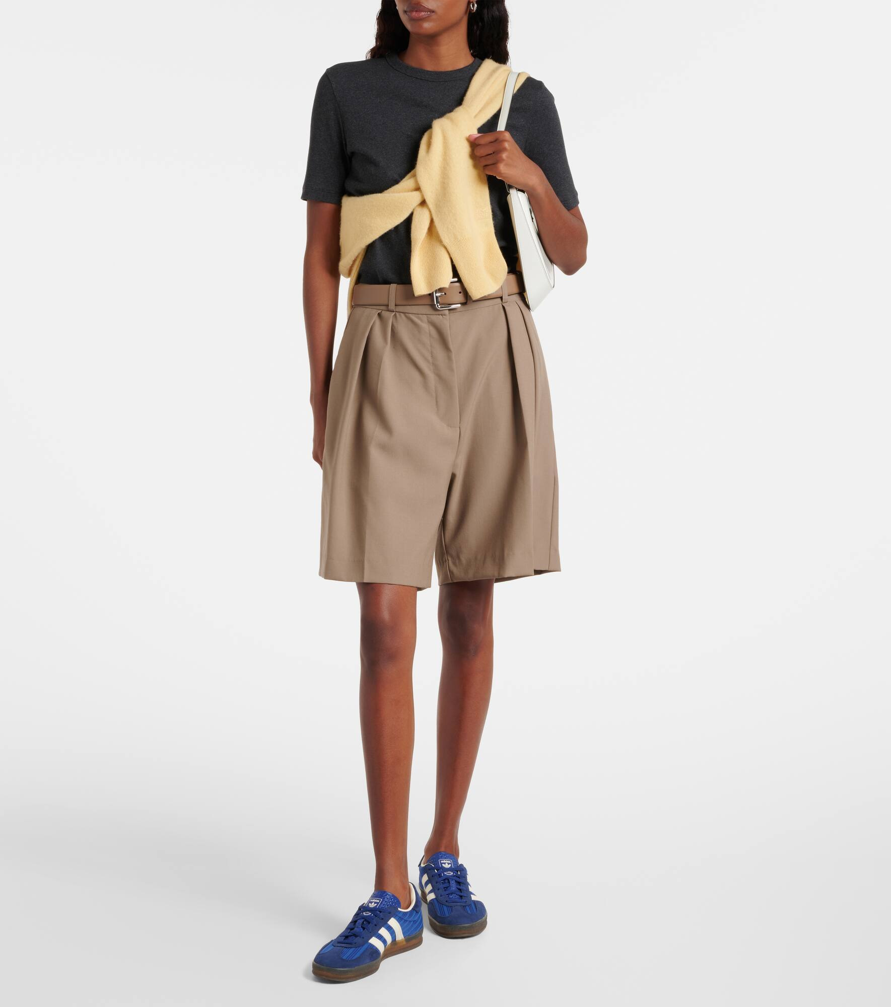 Gazelle Indoor suede-trimmed sneakers - 3