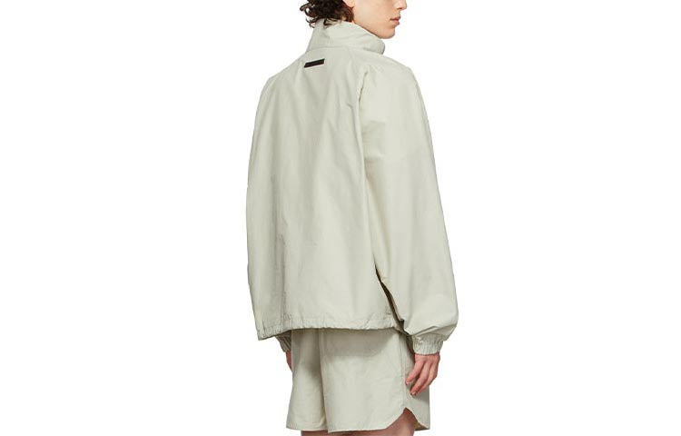 Fear of God Essentials FW21 Half-zip Track Jacket Green/Concrete FOG-FW21-105 - 3