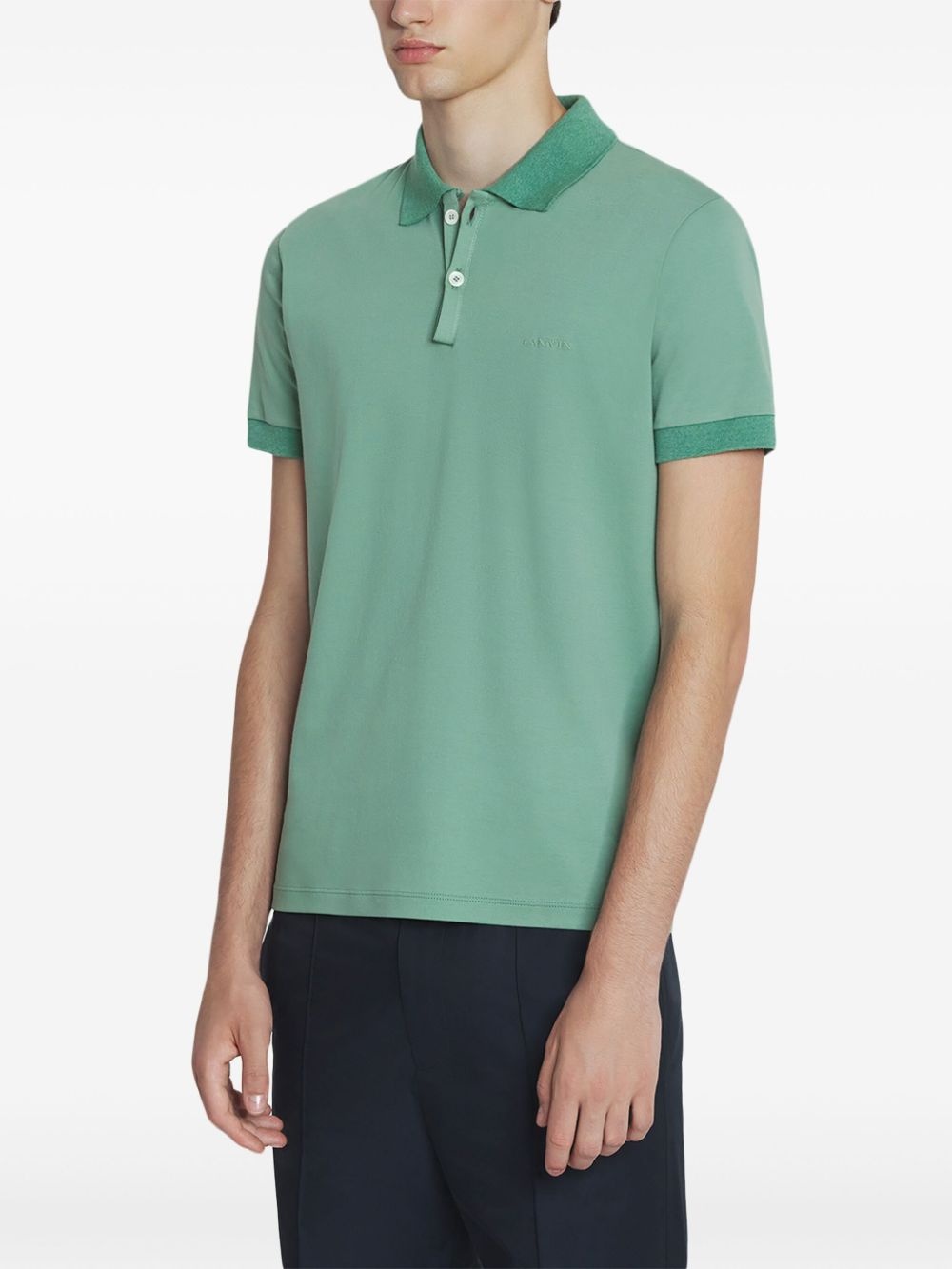 cotton polo shirt - 3
