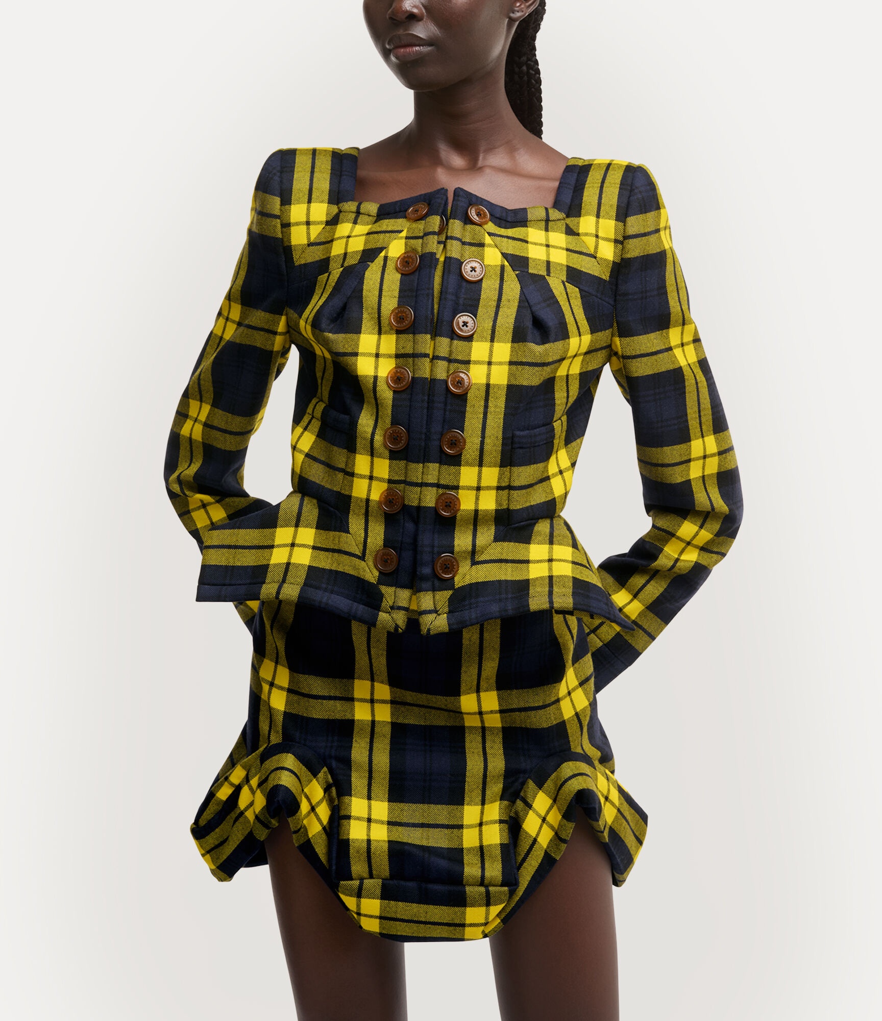 MINI DOUBLE FRAME SKIRT - 4