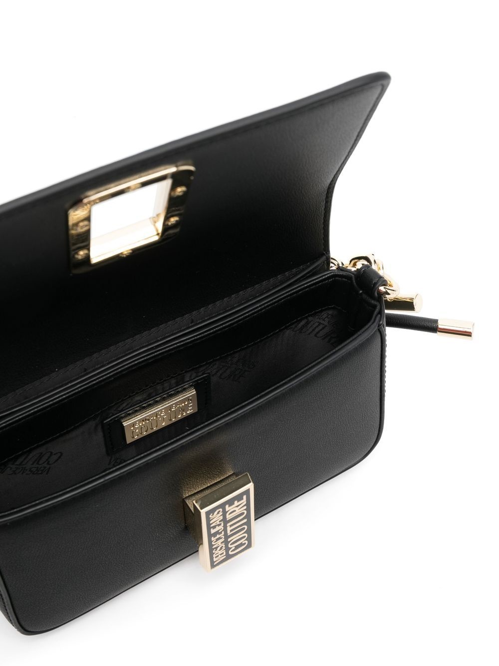 logo-plaque shoulder bag - 5