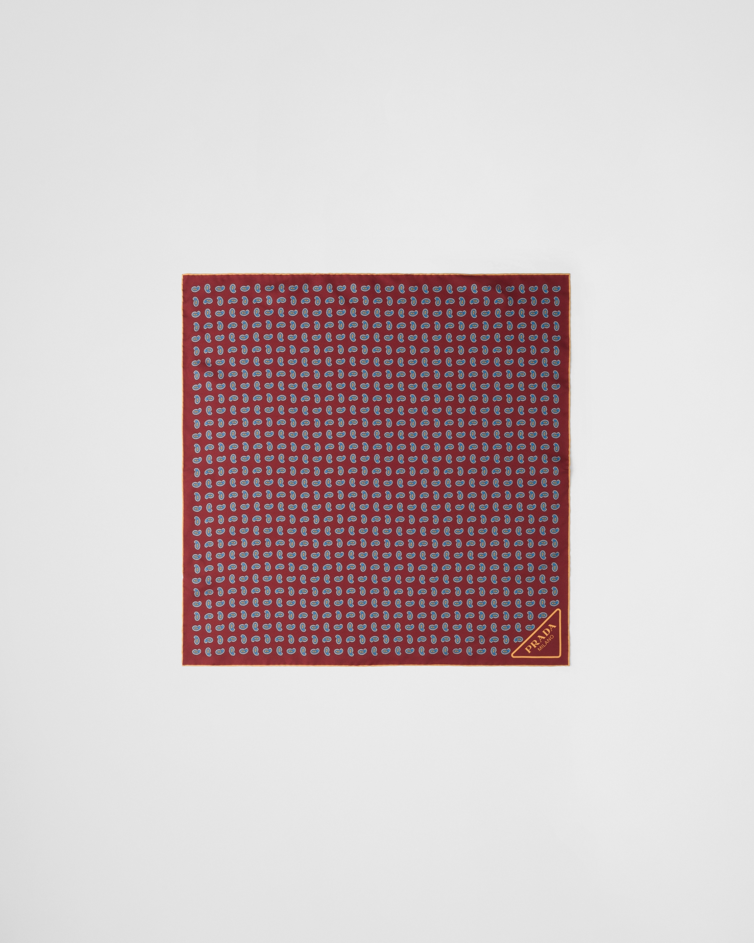 Printed silk twill scarf - 3