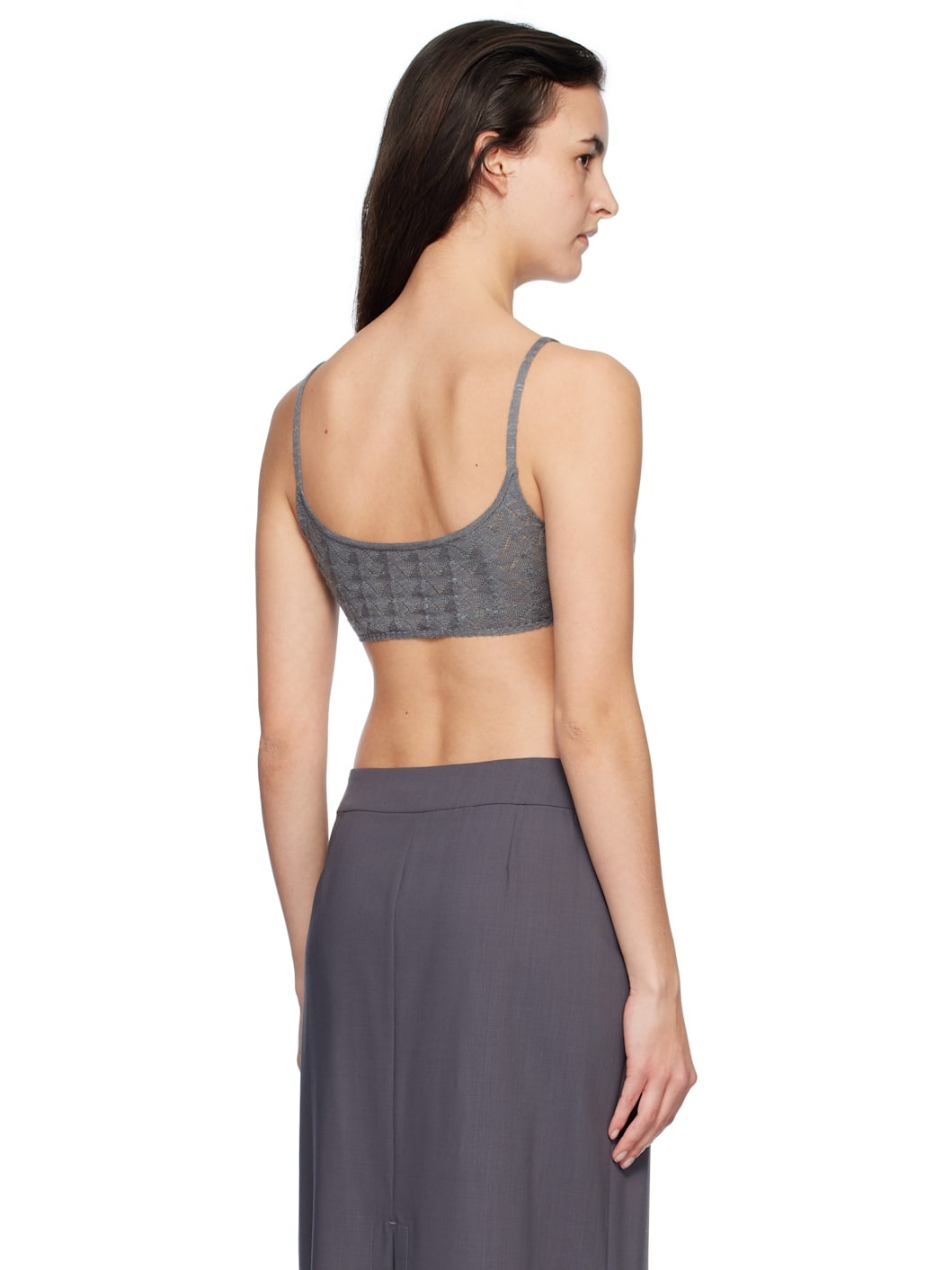 Gray Fleur Top - 3