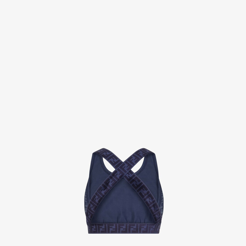 FENDI Blue FF Lycra® top outlook