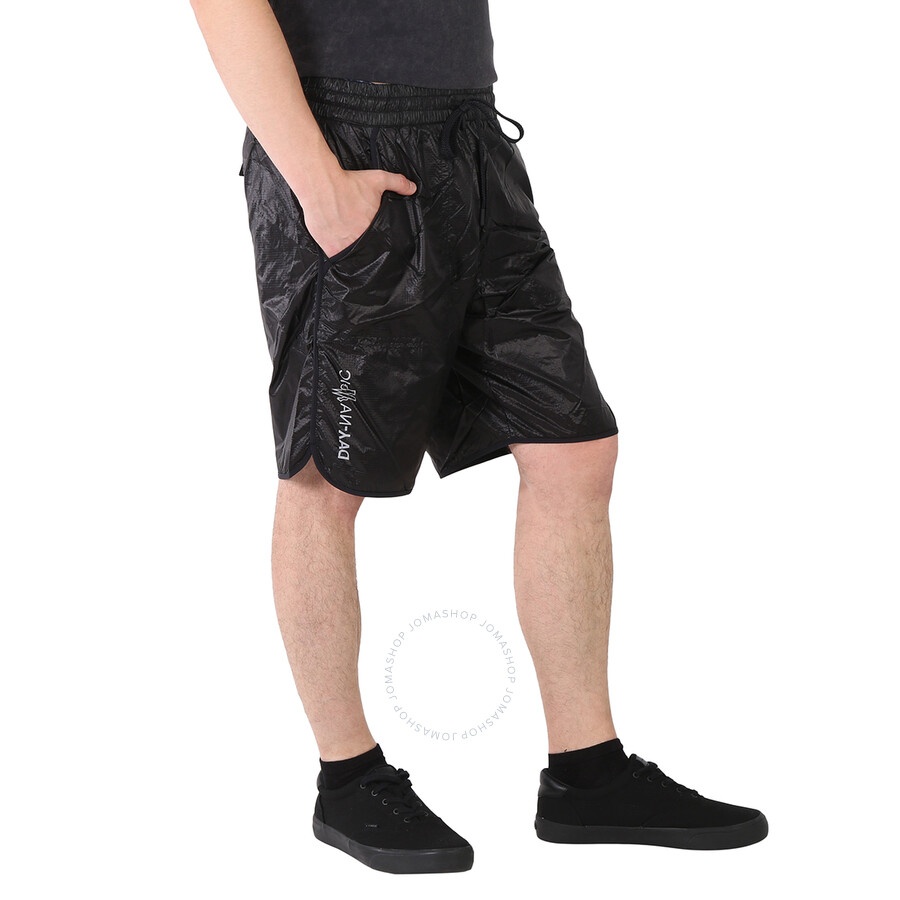 Moncler Men's Black Grenoble Drawstring Track Shorts - 4