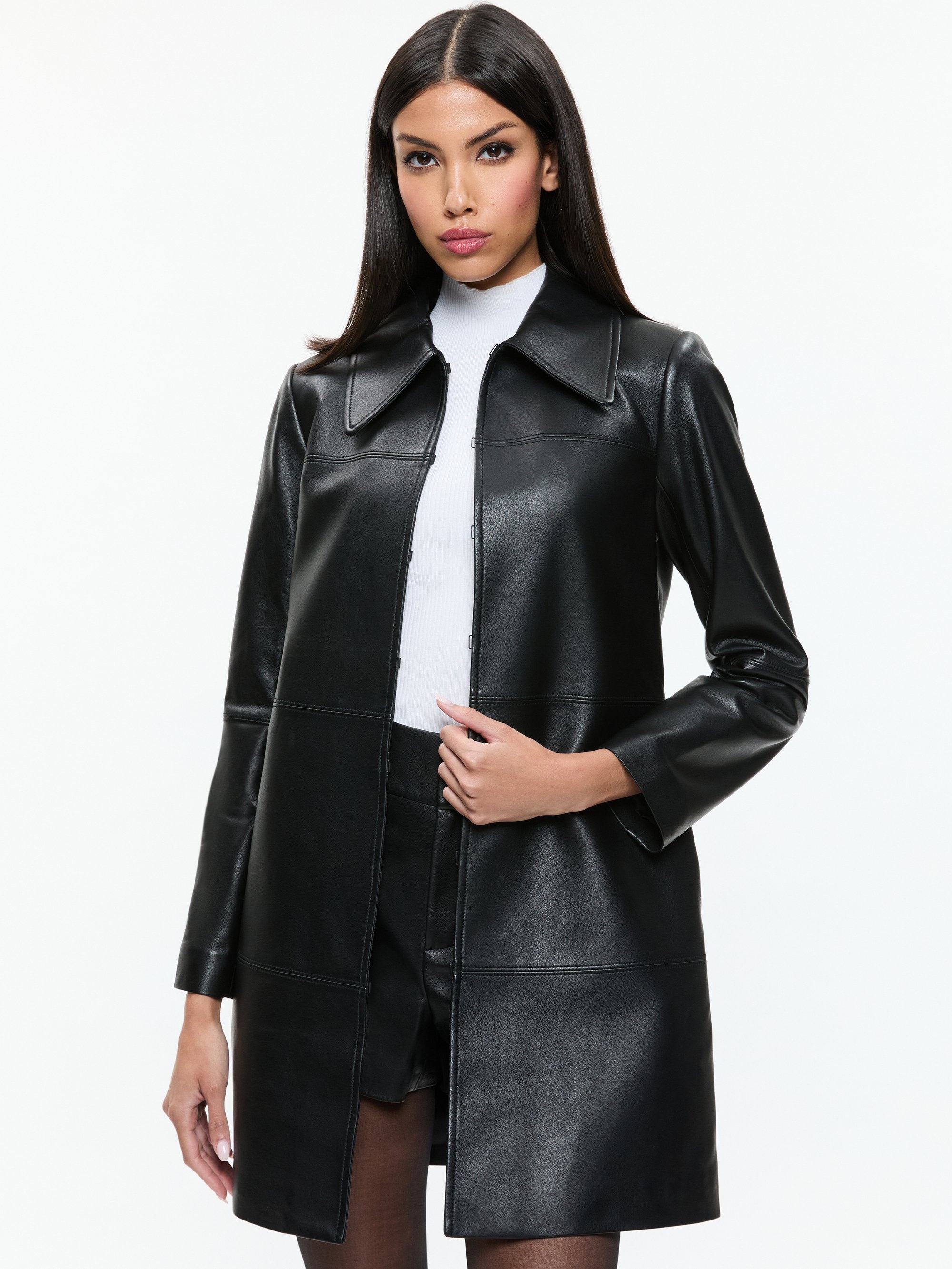 LOGAN LEATHER COAT - 2