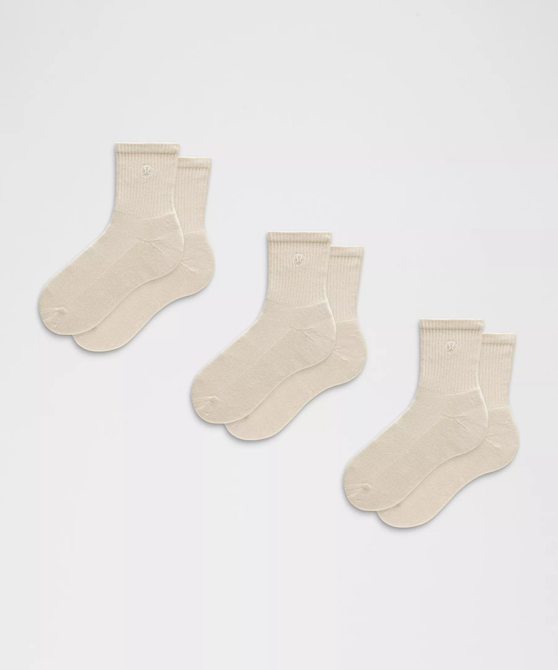 Unisex Daily Essential Quarter Socks *3 Pack 1