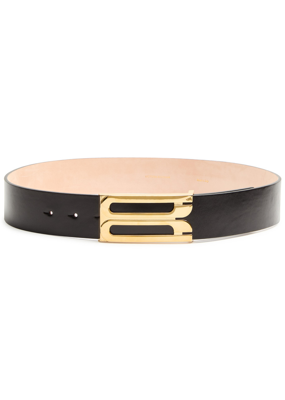Victoria Beckham Jumbo Frame Leather Belt - 1