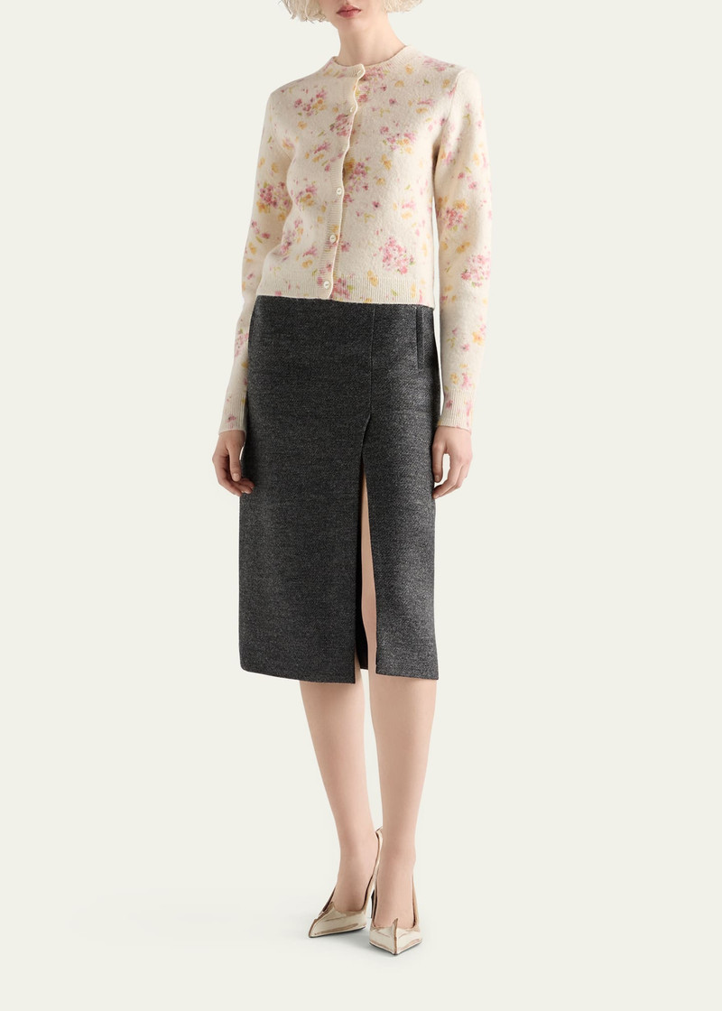 Prada Floral Crewneck Cardigan outlook