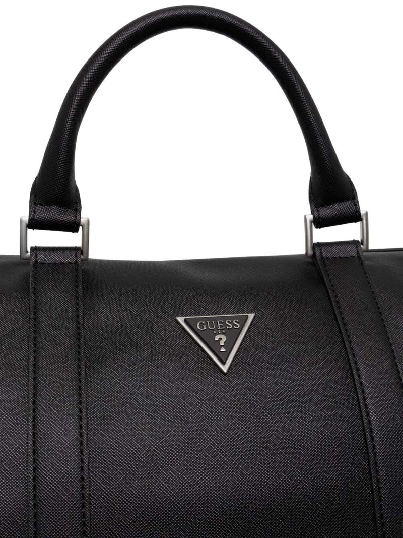 logo-plaque weekender bag 4