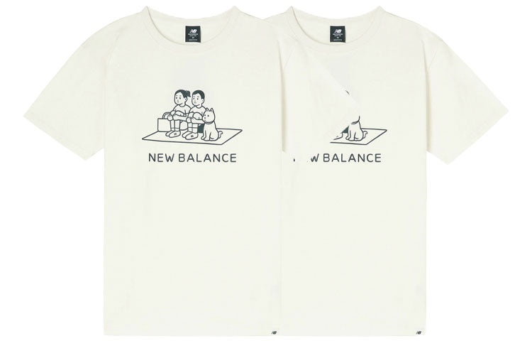 New Balance x Noritake Unisex Sports Tee White AMT12349-RSI - 3