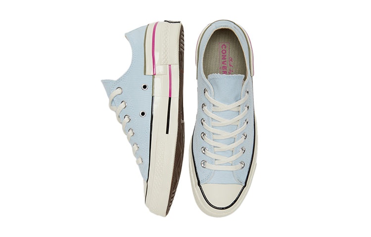 (WMNS) Converse Chuck 70 Low 'Colorblock - Chambray Blue' 570789C - 5