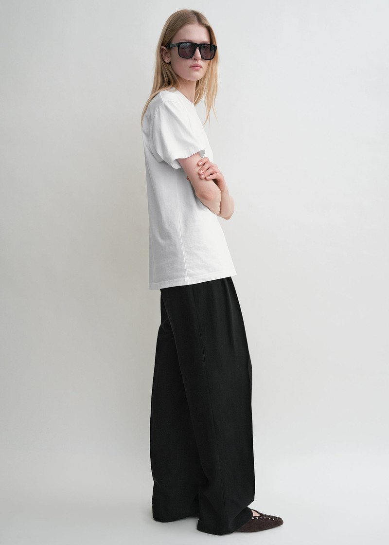 Straight cotton tee off-white 3