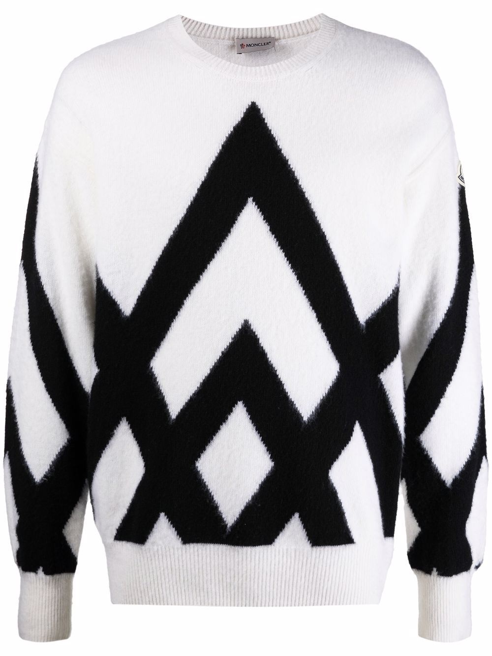 intarsia logo jumper - 1