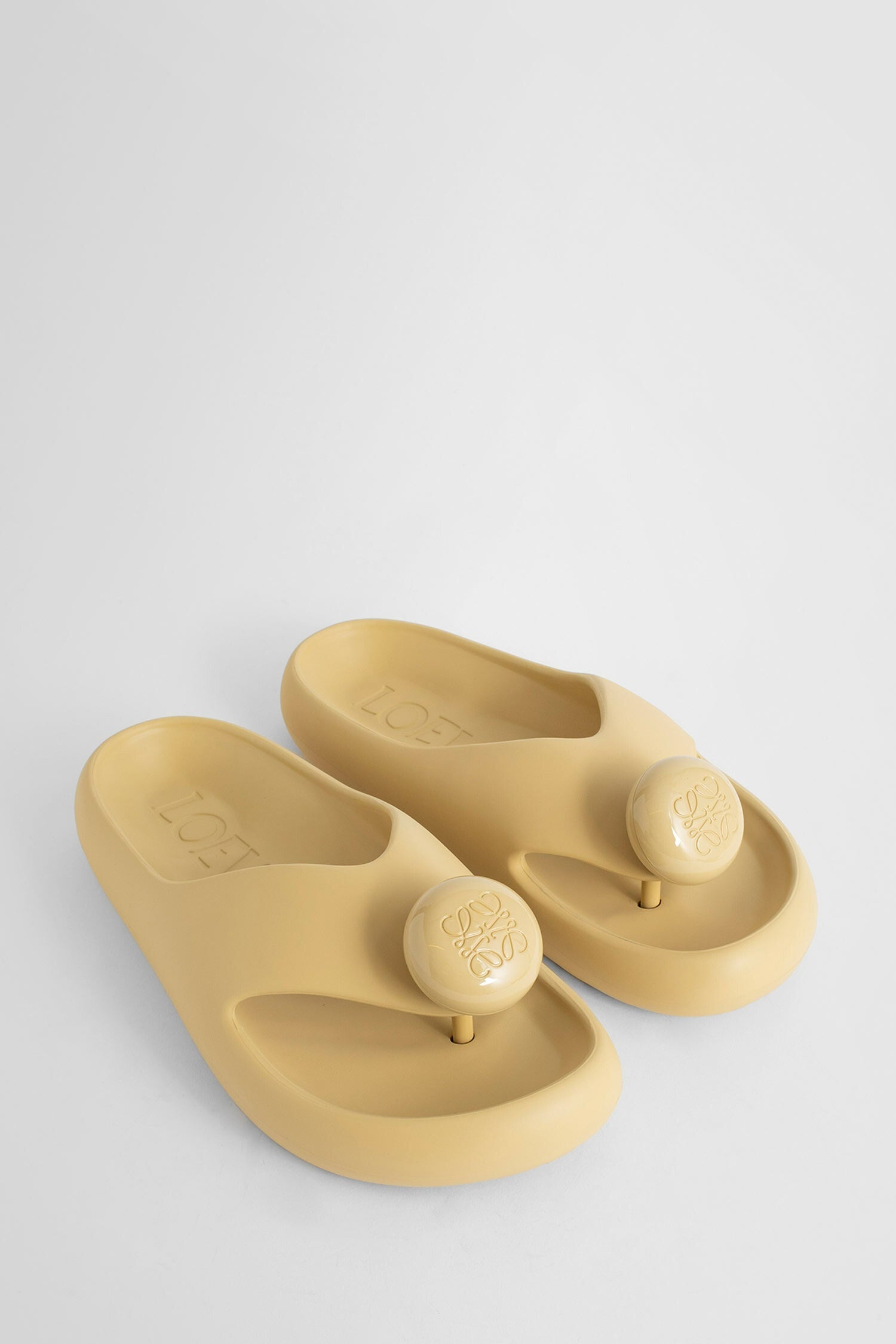 LOEWE MAN BEIGE SLIDES - 7