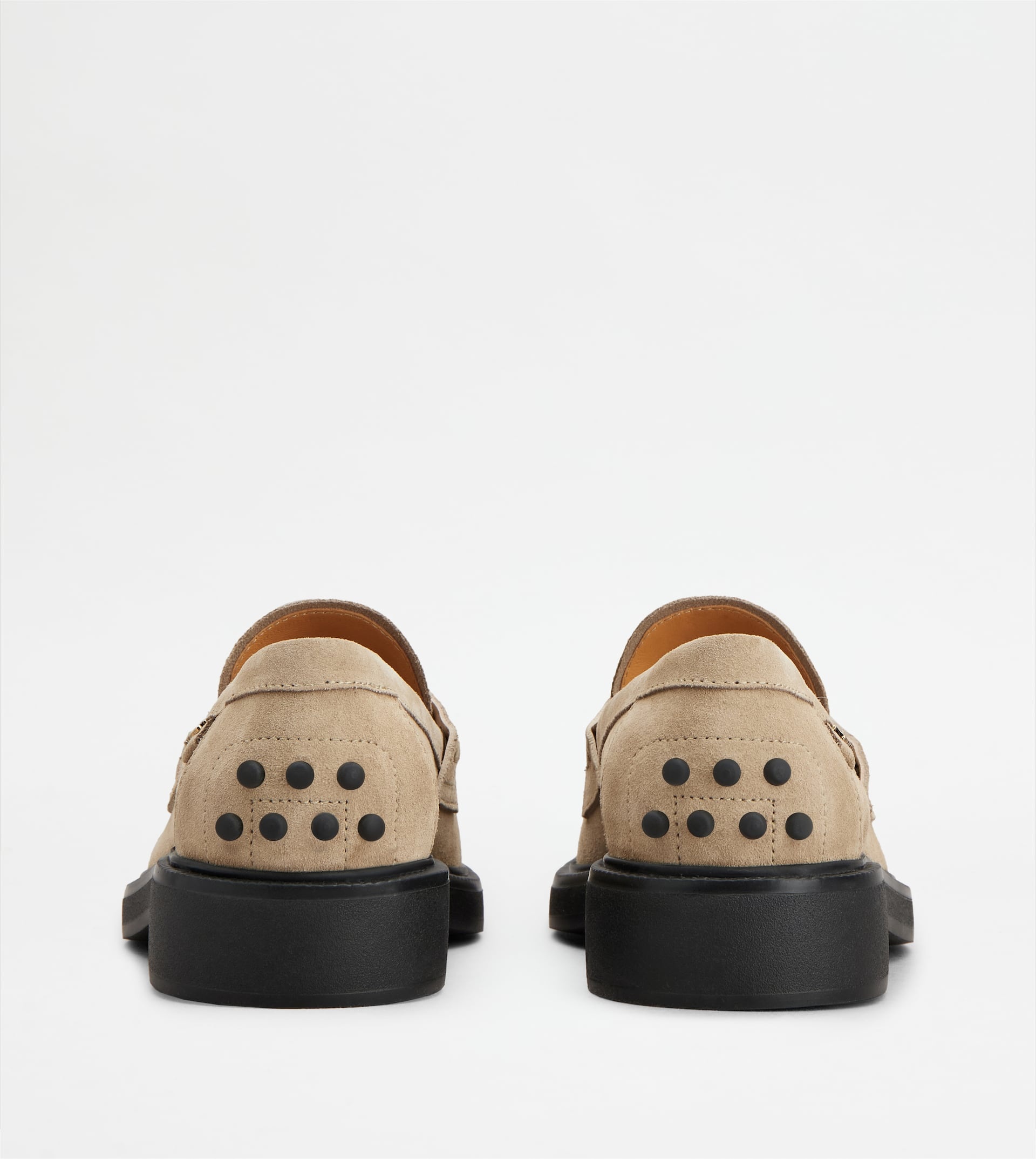 LOAFERS IN SUEDE - BEIGE - 3