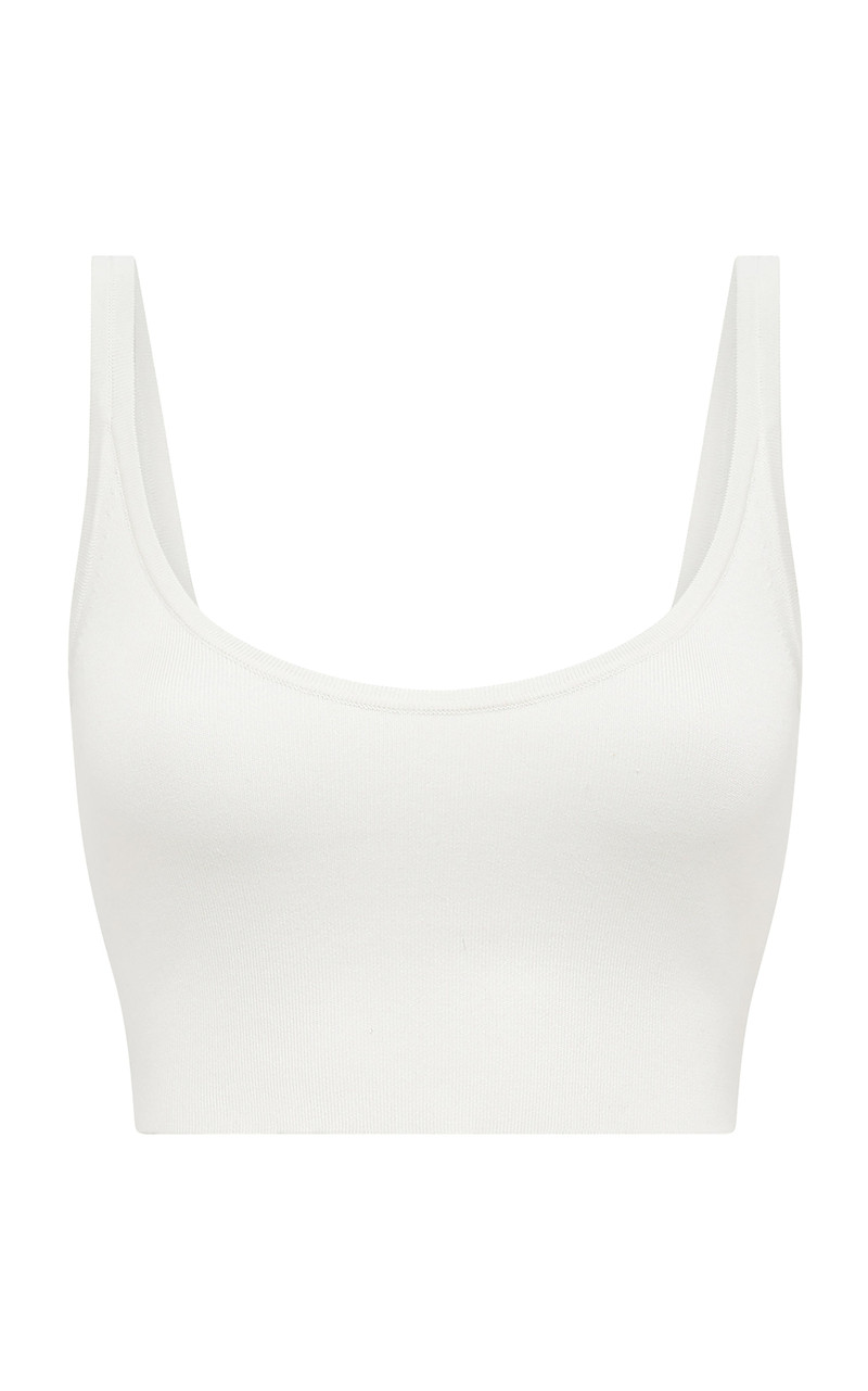 Anona Knit Top in Ivory Silk 1
