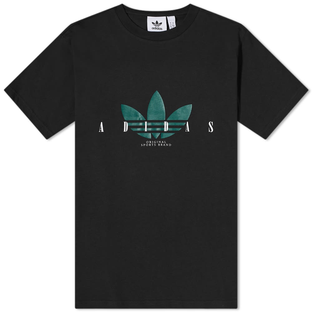 Adidas Trefoil Script Tee - 1