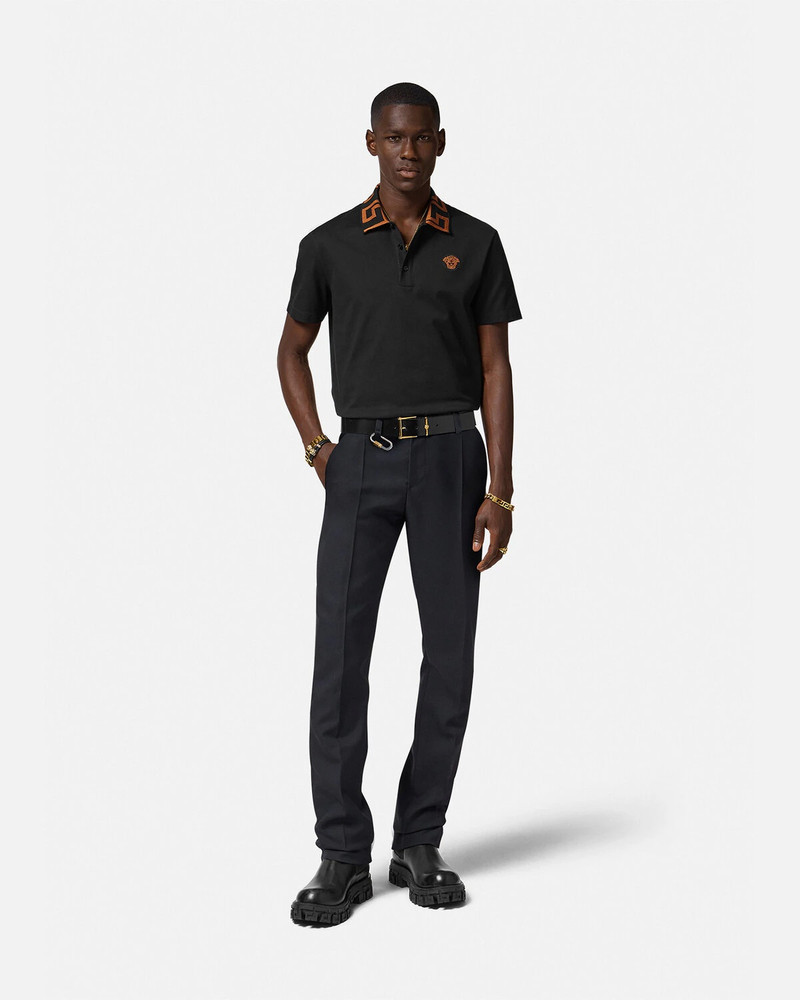 VERSACE Medusa Greca Polo Shirt outlook