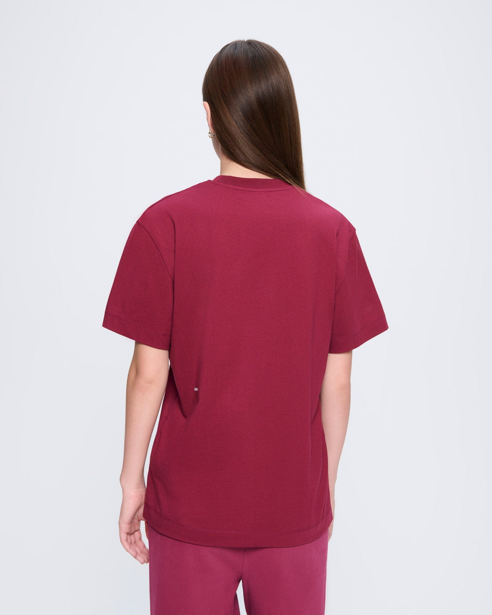 Womens 365 Midweight T-Shirt - Milkyway Maroon - 5