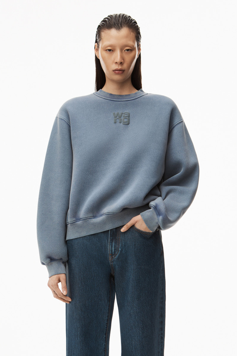 PUFF LOGO SWEATSHIRT IN STRUCTURED TERRY 2