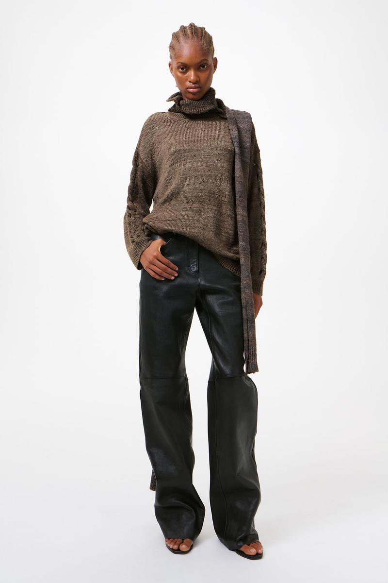 Our Legacy Popover Roundneck Wathered Earth Handspun Silk outlook