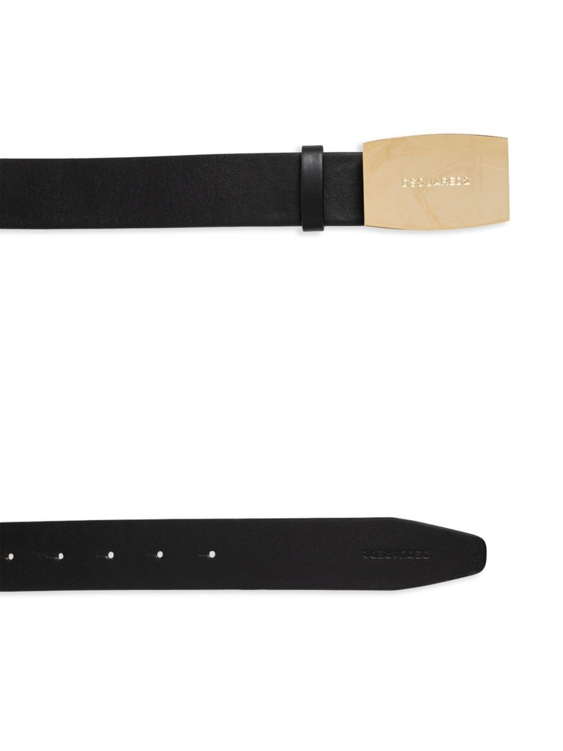 DSQUARED2 logo engraved belt outlook