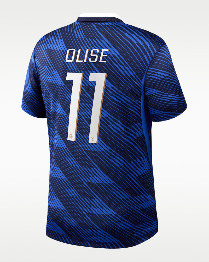 Michael Olise France National Team 2026 Stadium Home Men's Nike Dri-FIT Soccer Jersey 1