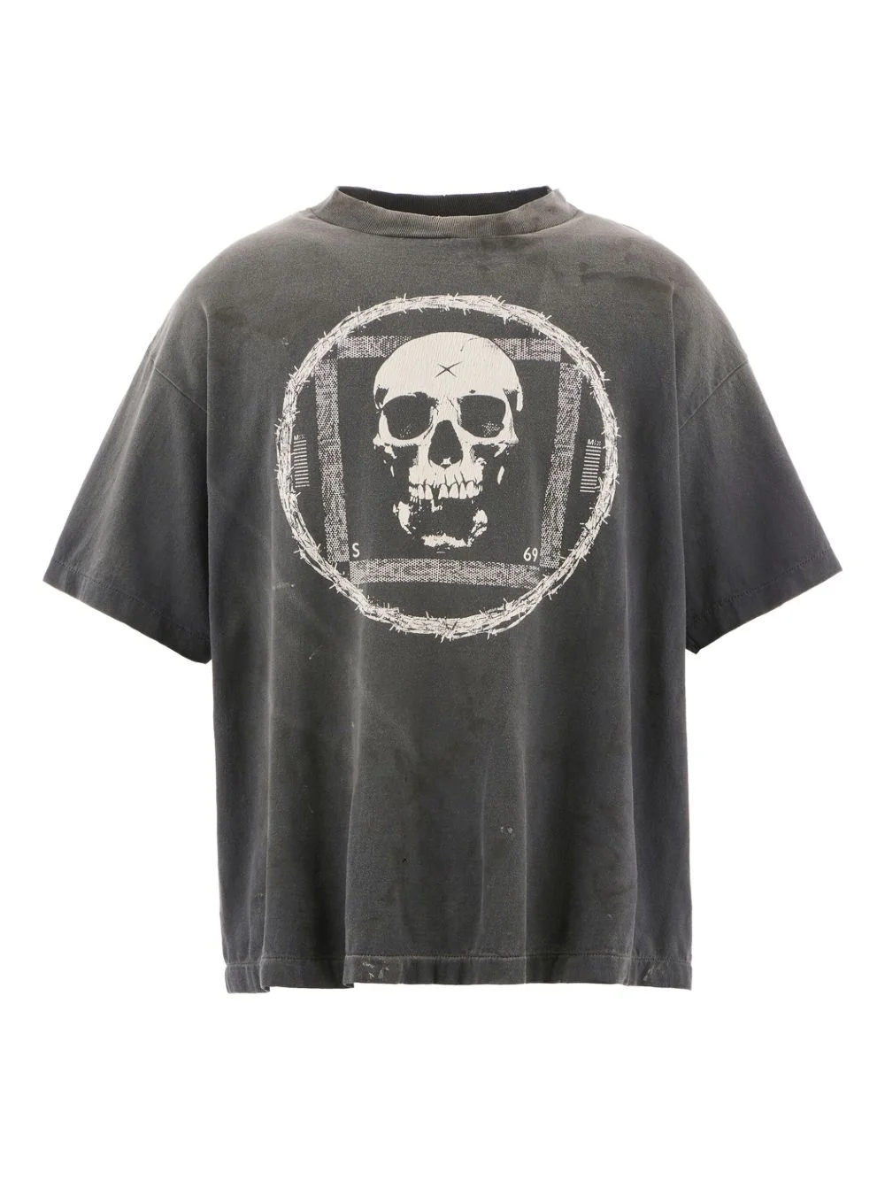 skull-print T-shirt - 1