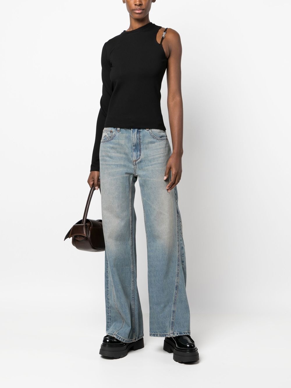 wide-leg jeans - 2