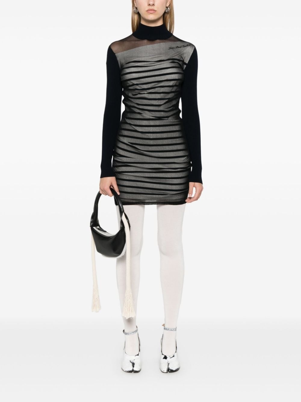striped mini dress - 2