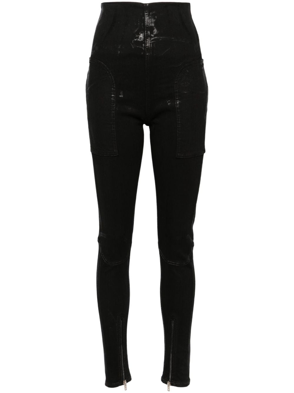 high-rise skinny jeans - 1