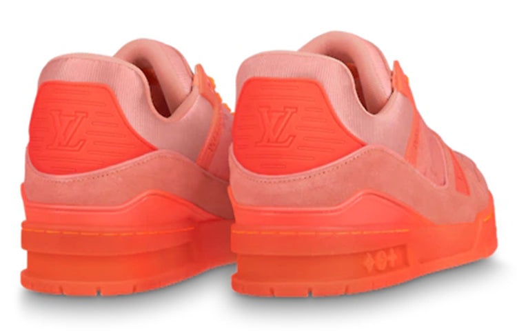 LOUIS VUITTON x Virgil Abloh Trainer Sneakers 'Virgil Peach' 1A8KCS - 3