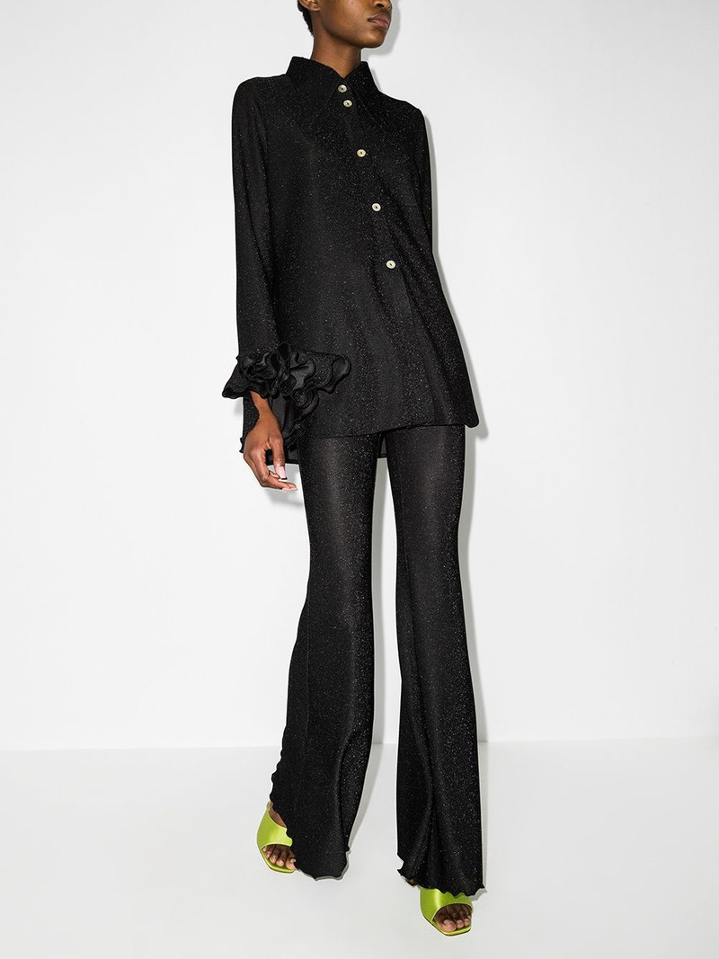 SLEEPER Cosmos lurex-detailing pajama set outlook