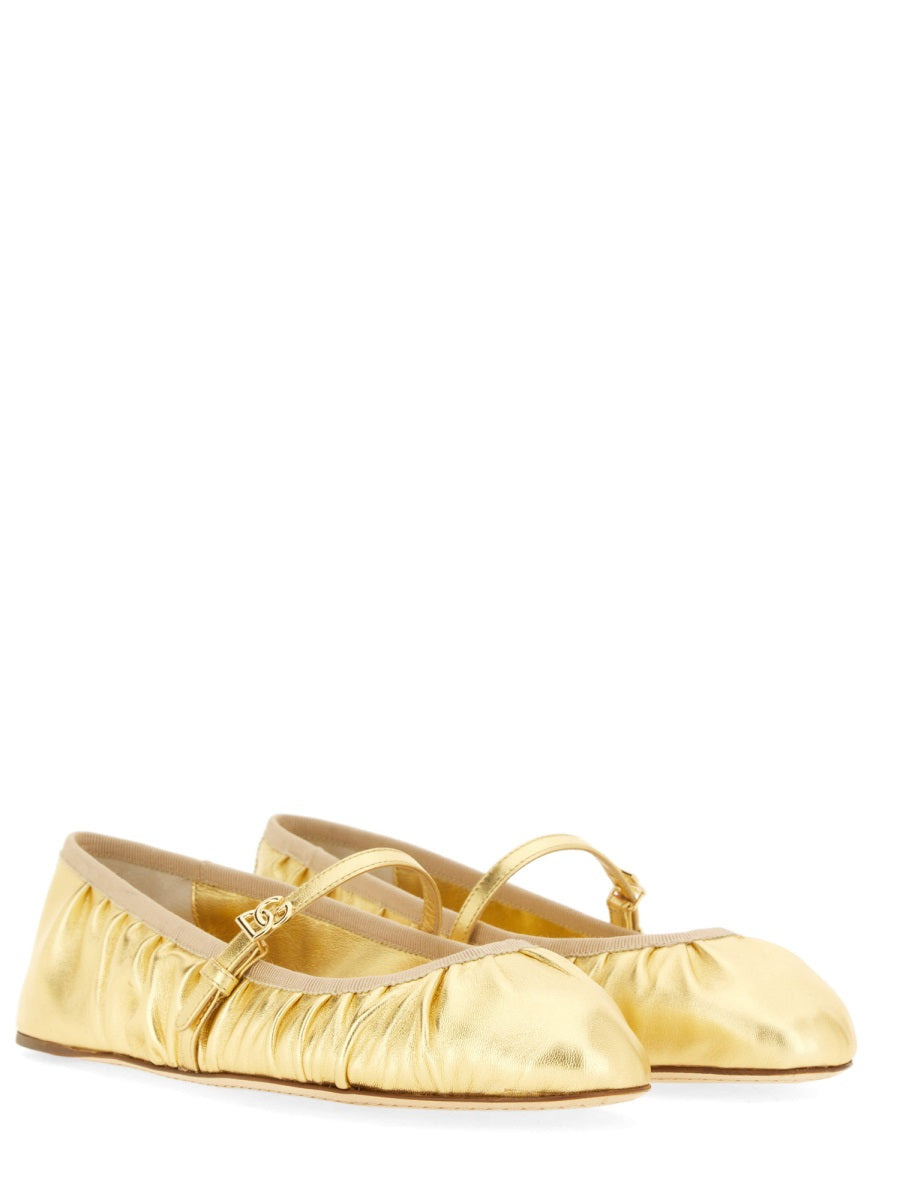 Dolce & Gabbana Women Mordoré Nappa Ballerina - 2