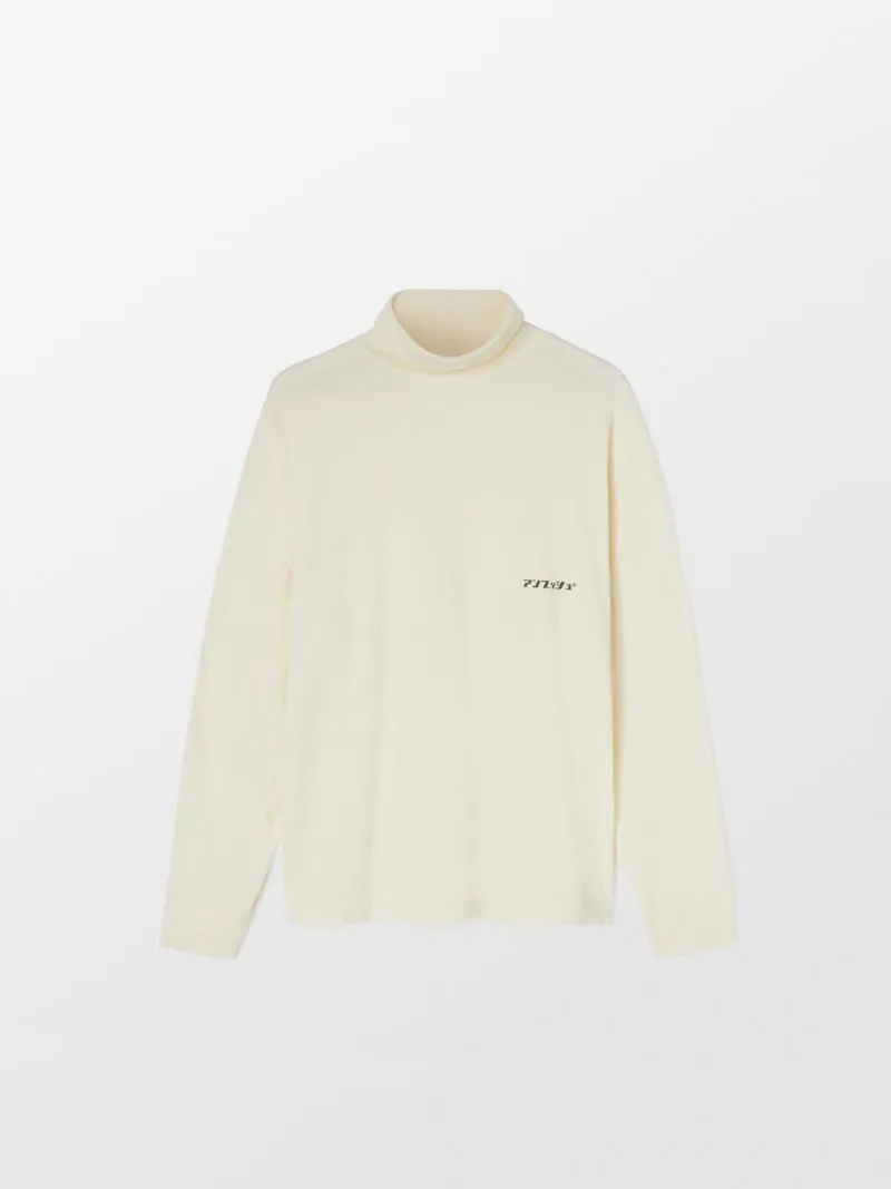 PRINT TURTLENECK L/S - 1
