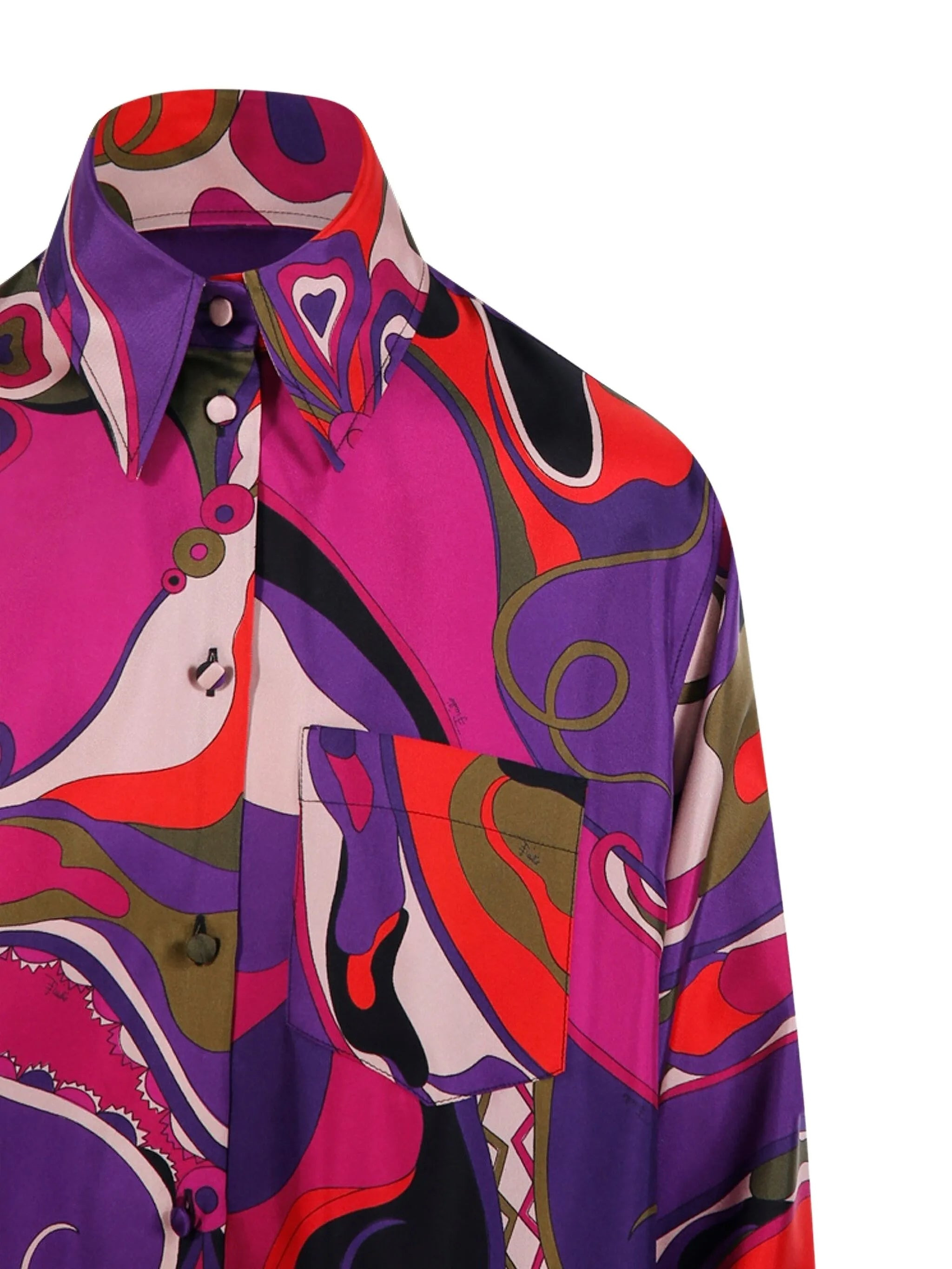 Pucci Graphic-pattern Shirt - 4