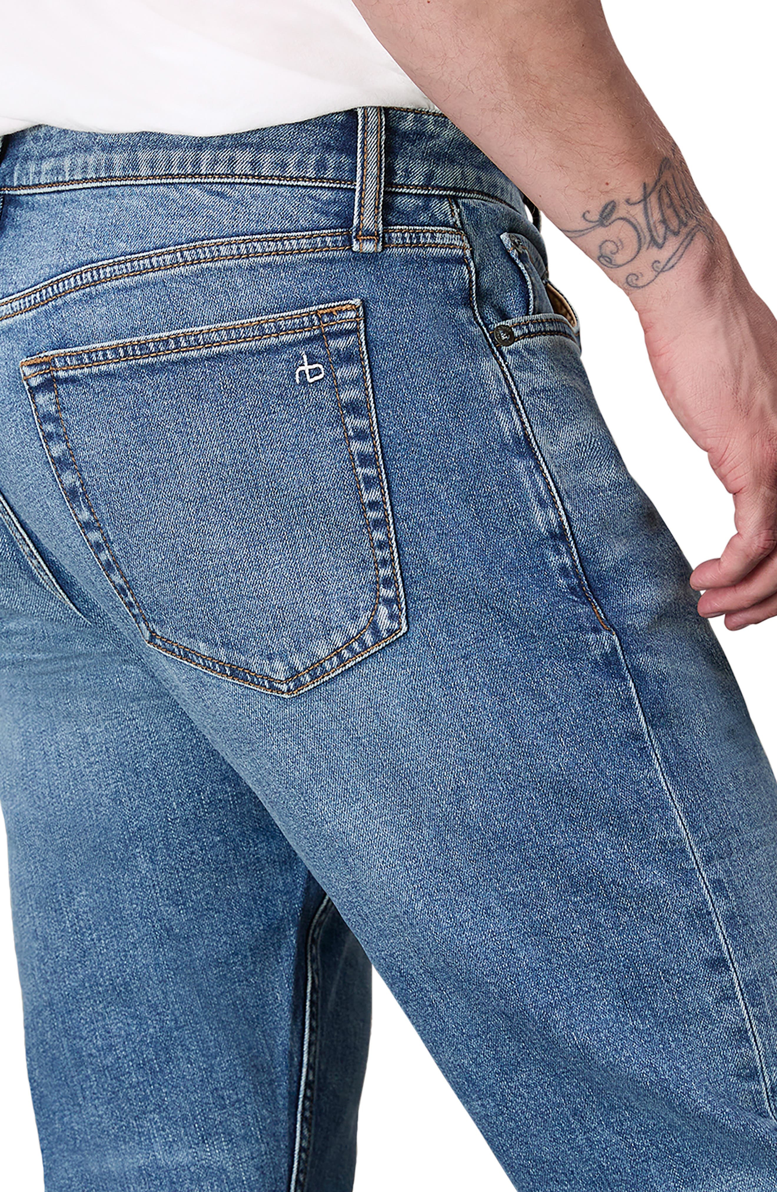 rag & bone Fit 3 Authentic Stretch Athletic Fit Jeans in Devon at Nordstrom - 4