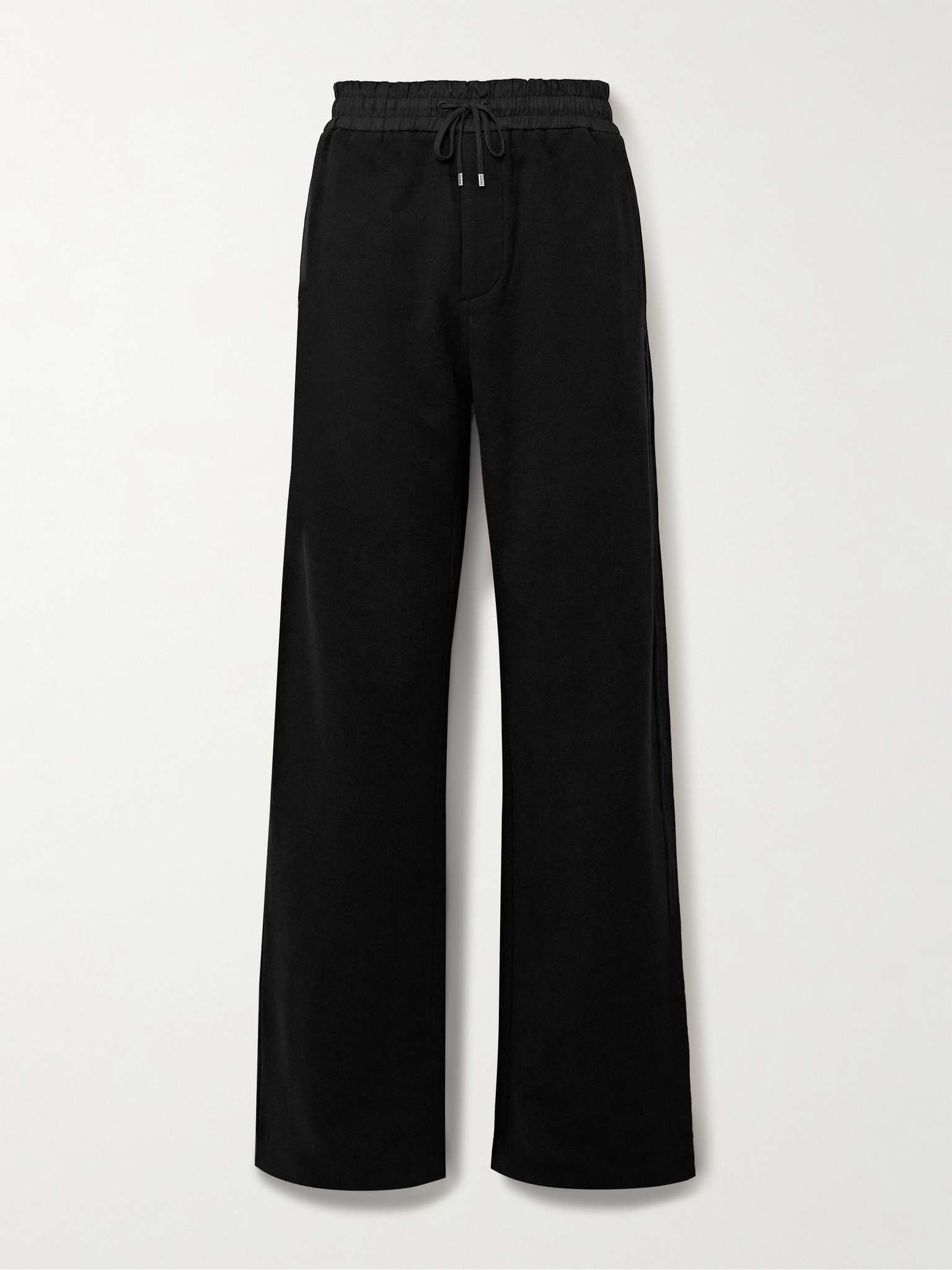 Wide-Leg Cotton-Jersey Sweatpants - 2