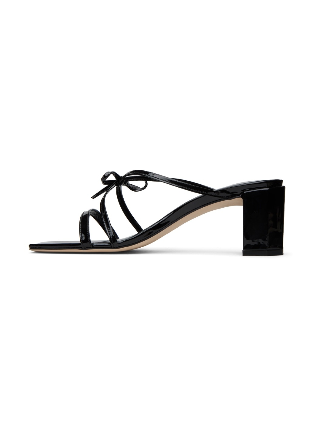 Black June Heeled Sandals - 3