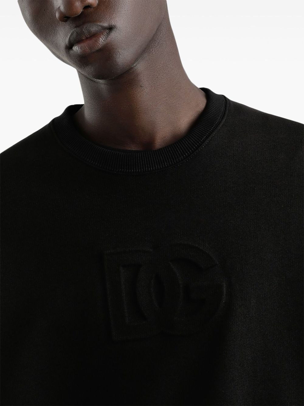 logo-embossed sweatshirt - 5
