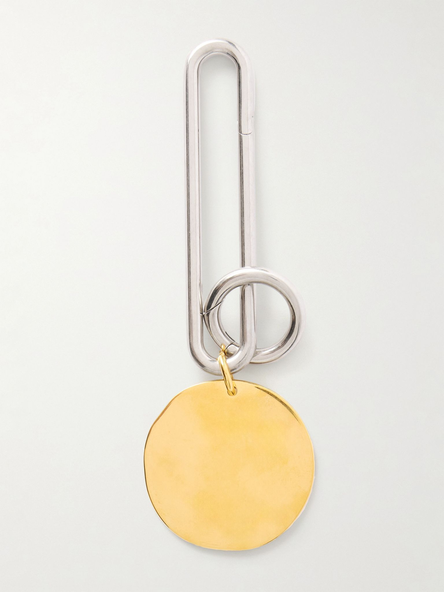 Silver- and gold-tone bag charm Silver - 3