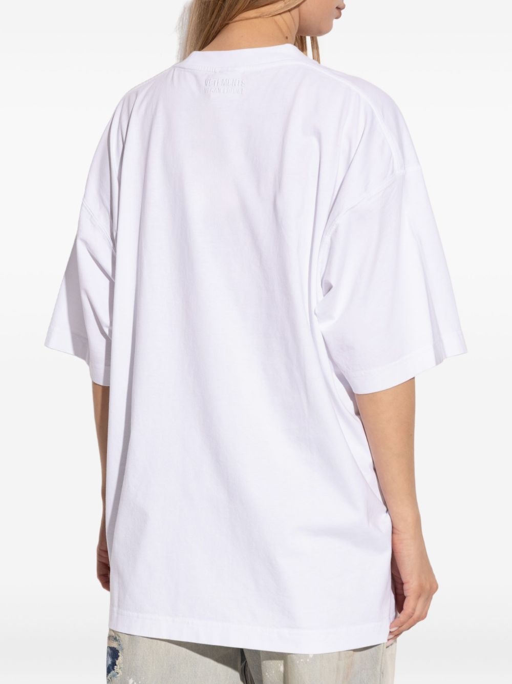 apple-print T-shirt - 6