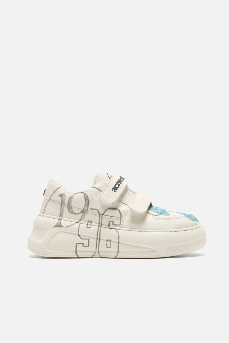 Velcro platform sneakers - Off white/off white 1