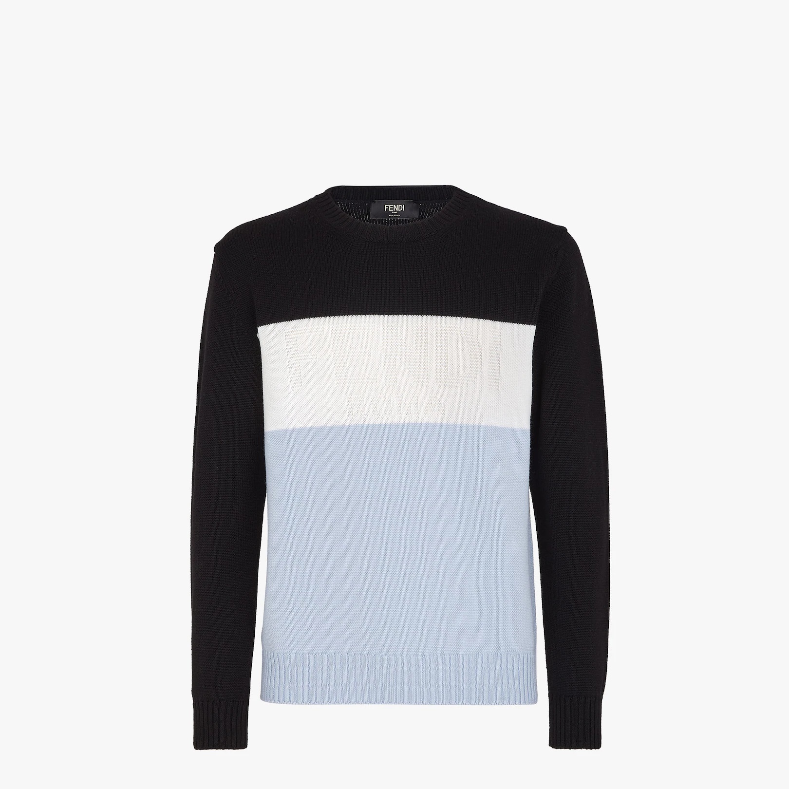 Black wool sweater - 1