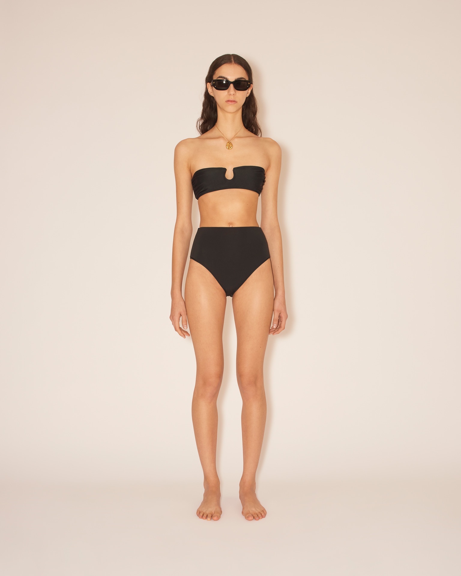 BENTE - High waist swim pants - Black - 3