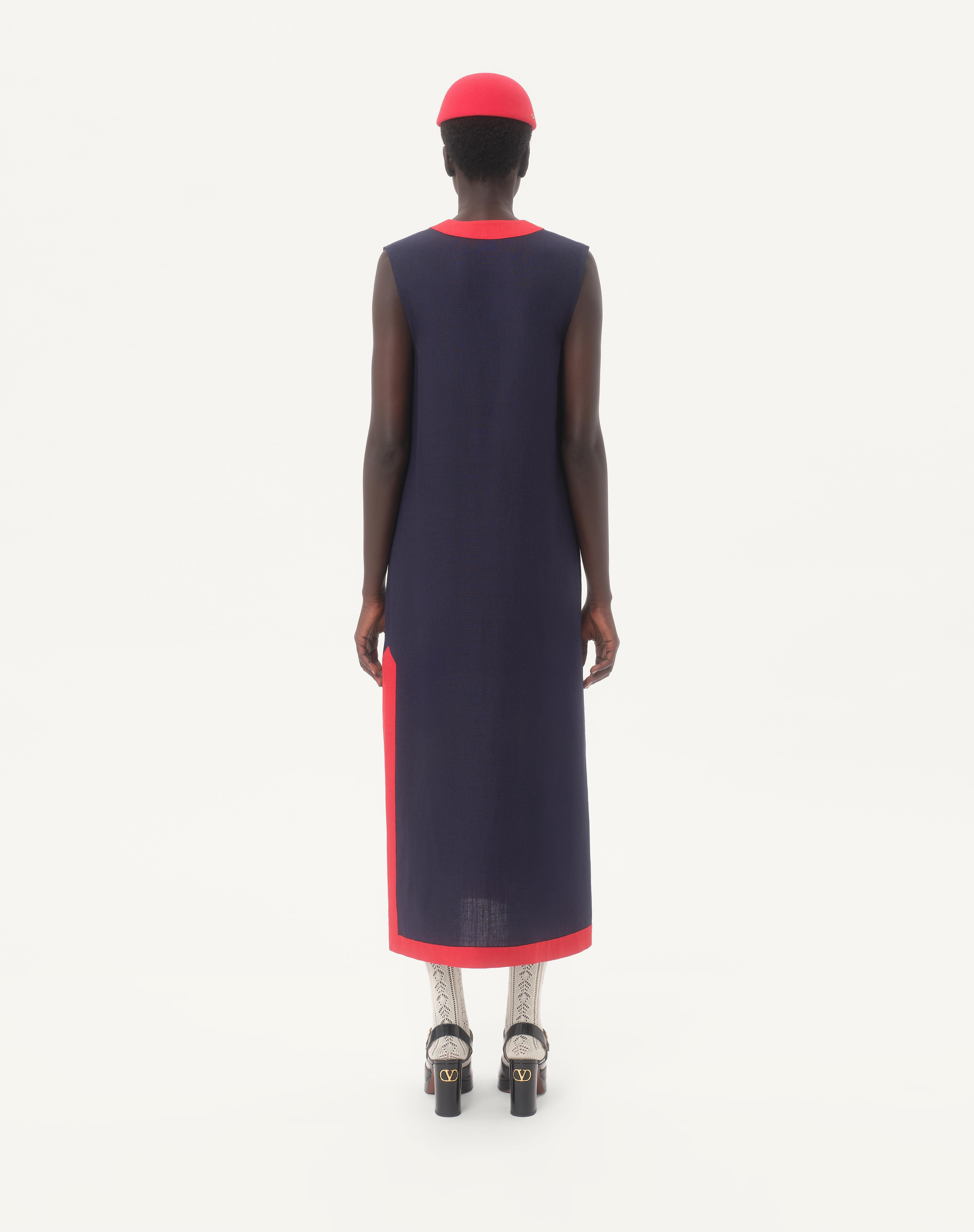 VISCOSE LINEN MIDI DRESS - 6