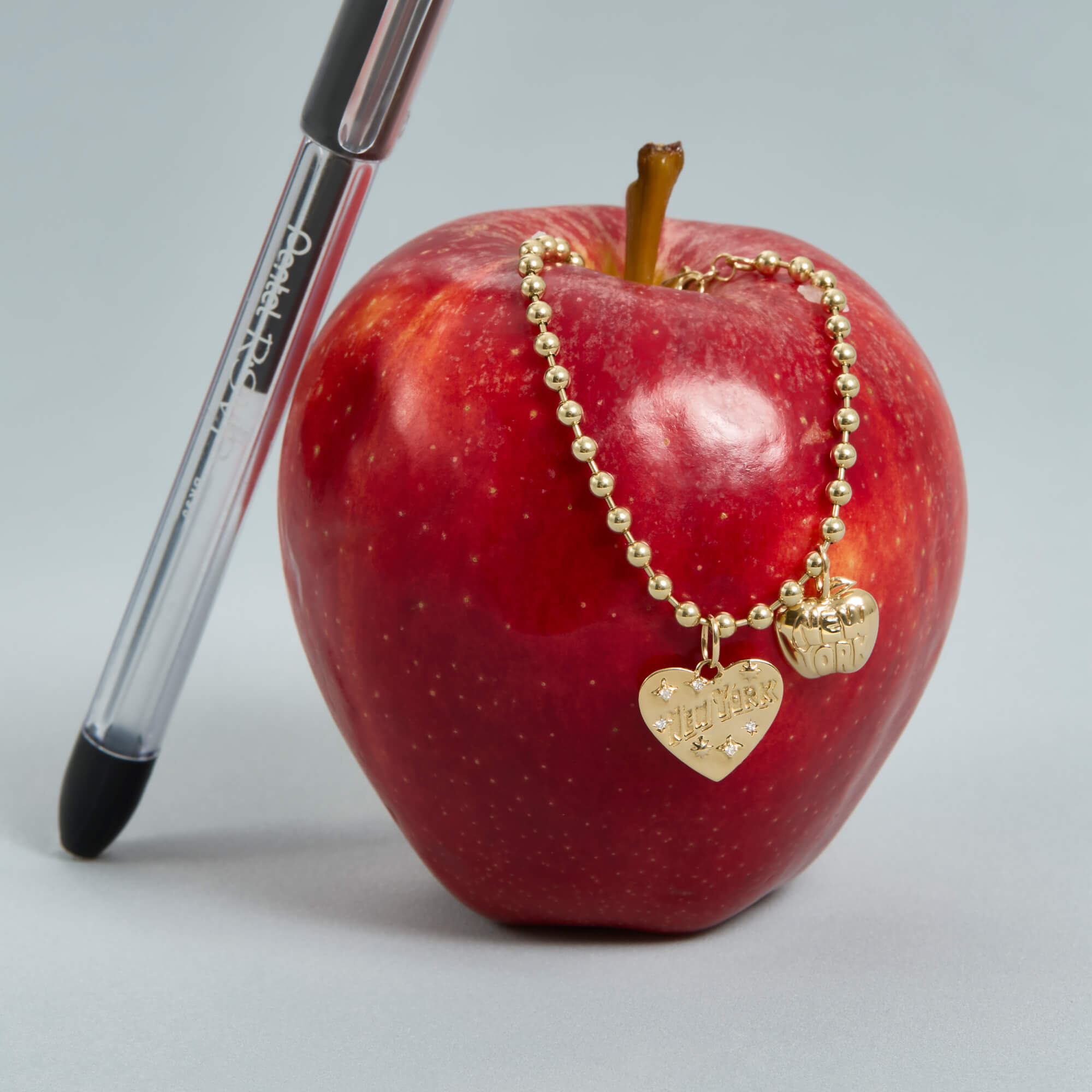 Gold Ball Chain Bracelet - 11